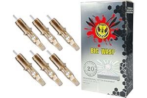 BIGWASP #12 Standard 15RM Tattoo Needle Cartridges 15 Curved Magnum 20Pcs (Generation 3)