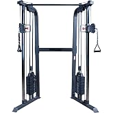 Body-Solid Powerline Cable Crossover Exercise Machine for Home &amp; Commercial Gym, Functional Training Center with Dual Weights Stack for Cable Workout