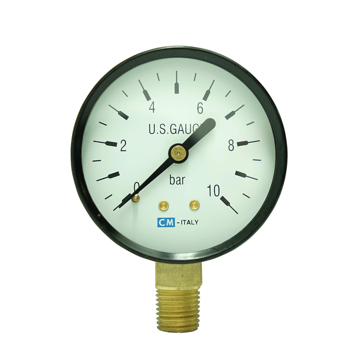 'Pressure Gauge NG63 Ø63 mm 0 10bar, G1/4 Bottom Amazon.co.uk