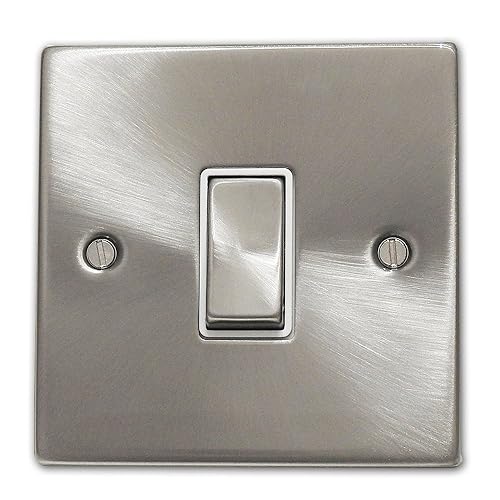 Light Switch Cover Plate Conversion Single Victorian Chrome Amazon.co