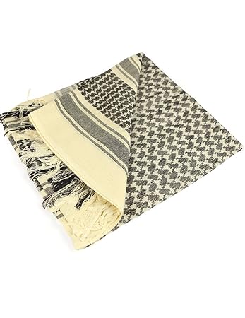 FREE SOLDIER Gesichtsschal/Kopftuch Shemagh Taktischer Schal Arabischer Baumwoll Wüsten Kopf Schal für Männer u. Frauen, 110 