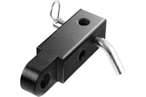 VEVOR Shackle Hitch Receiver, Fits 2" Receivers, 52900 lbs Breaking Strength, Heavy Duty Towing Accessories with Trailer Hitc