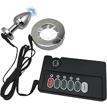 Amazon.com: Electric Shock Anal Plug Testicle Crusher CBT ...
