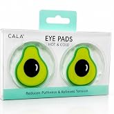 CALA Reusable Gel Eye Pads, Avocado, Hot &amp; Cold Under-Eye Compress Mask | Soothes puffiness, dark circles, and tired eyes &mdash; chill or warm for spa-style relief at home, latex-free and reusable