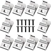 10PCS Belt Clips for Dewalt, Luxiv Drill Tool Clips Hook Kit 304 Stainless Steel Drill Belt Hook with Screws for Dewalt N2682