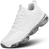 Mevlzz Womens Air Cushion Running Shoes Walking Jogging Fitness Gym Fashion Sneakers Lace Up Casual Comfortable Work Tennis Sport Athletic Trainers