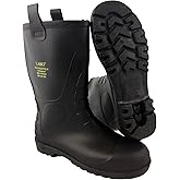 LABO Men's Winter Snow Boots Shoes Waterproof Insulated Lace UP (D,M) RAIN-Fur BLACK-13