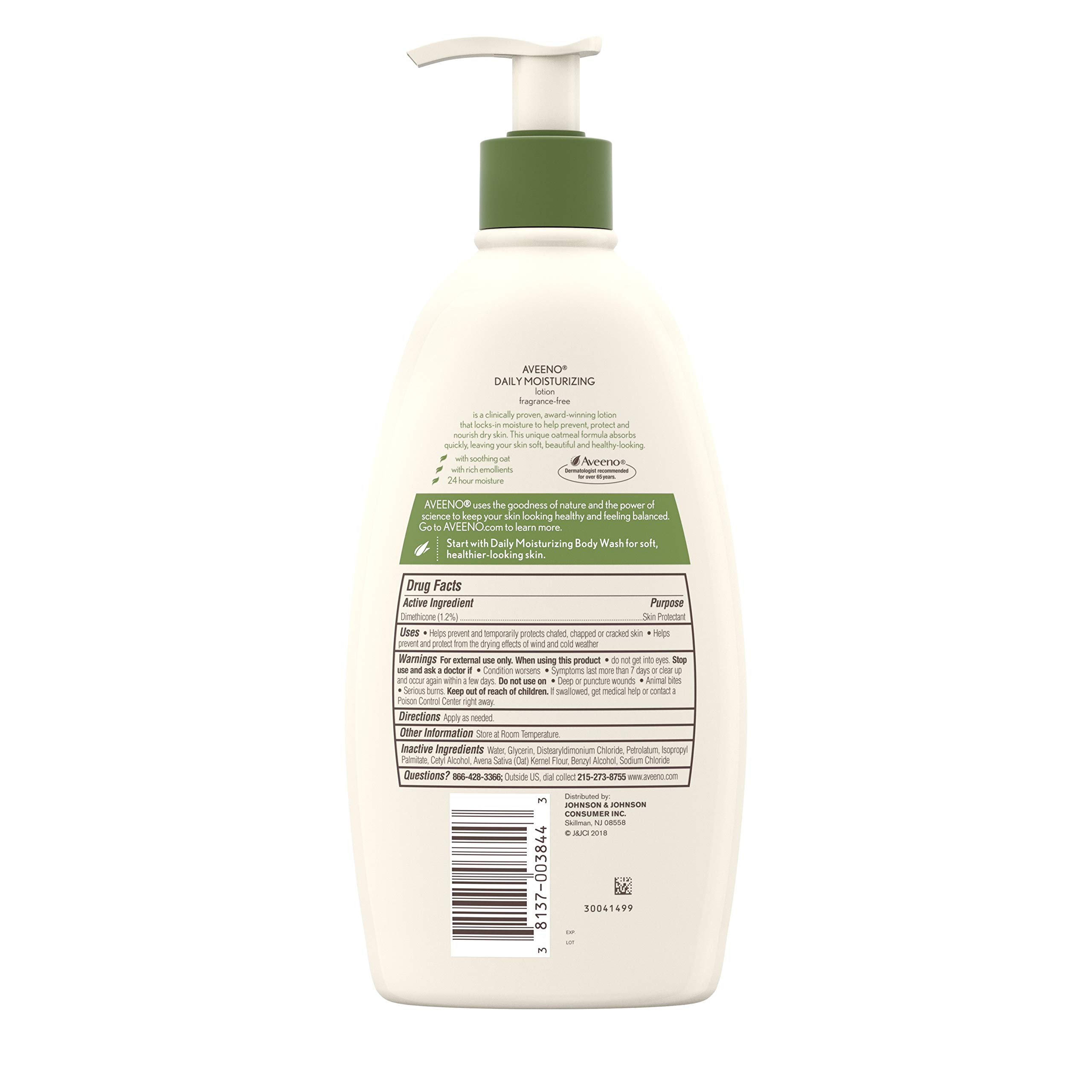 Aveeno Daily Moisturizing Body Lotion with Soothing Oat and Rich