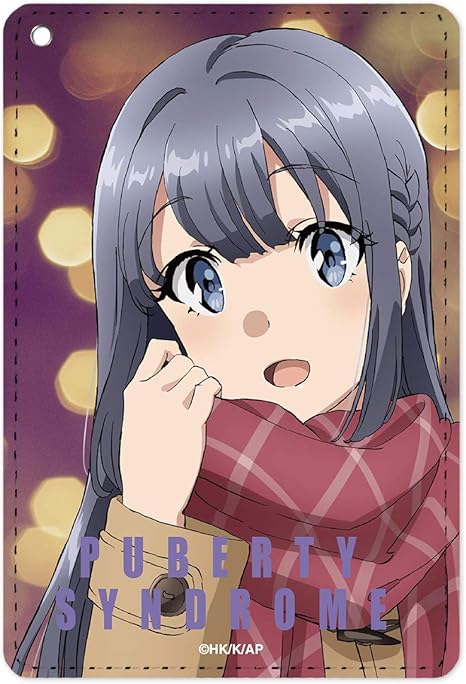 Amazon 青ブタ 描き下ろしイラスト 牧之原翔子 冬服ｖｅｒ １ポケットパスケース アニメ 萌えグッズ 通販