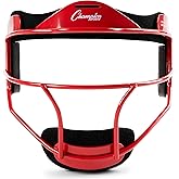 Champion Sports® Steel Softball Face Mask – Durable Fielder’s Mask for Youth & Adults, Protective Headgear for Indoor & Outdoor Play, Multiple Colors Available
