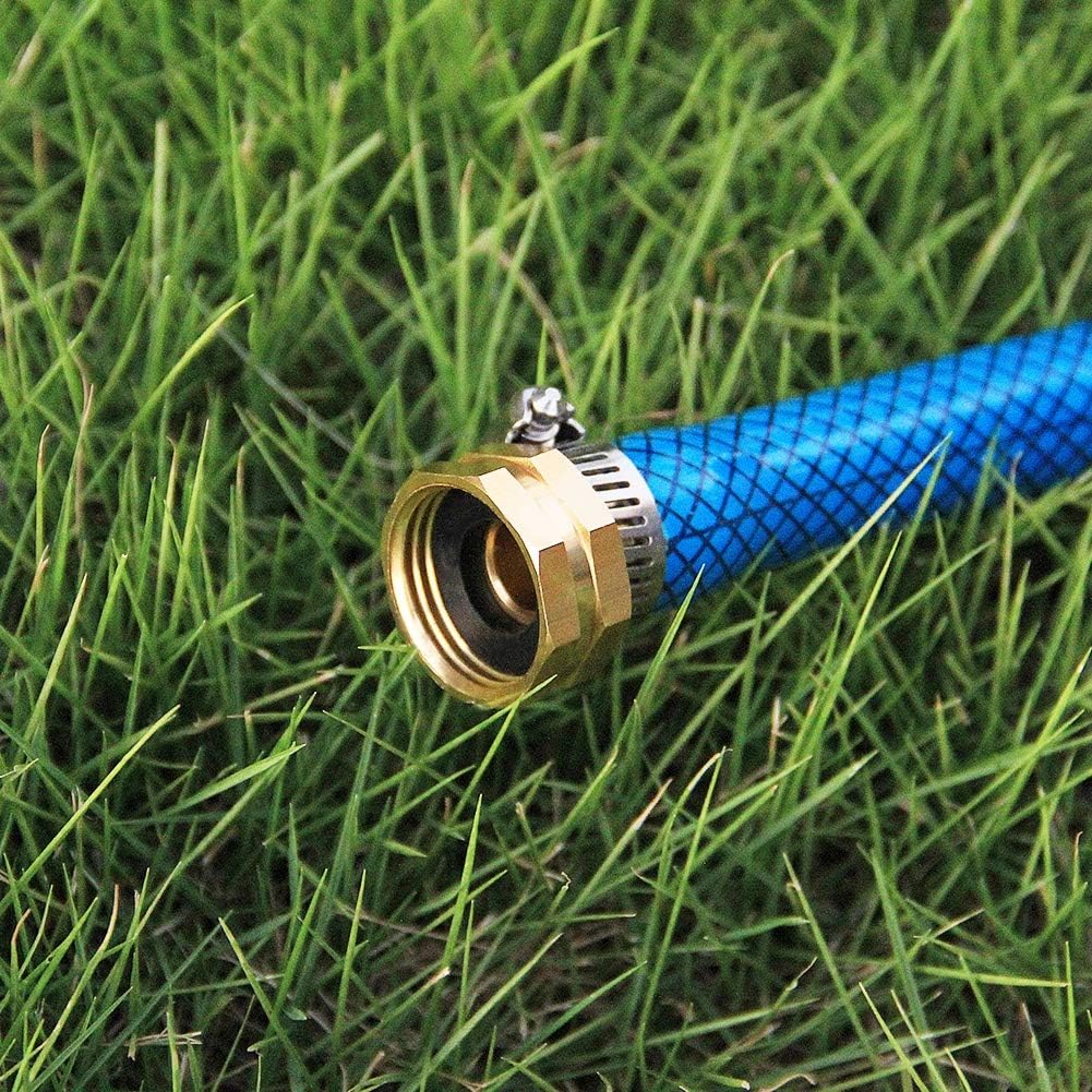 Twinkle Star Garden Hose Repair Connector with Clamps, Male and Female Garden Hose Fittings, 3 Set : Garden & Outdoor