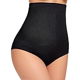 DODOGOGO Women's Tummy Control Shapewear Panties Hi-Waist Body Shaper Underwear Slimming Briefs Compression Minimalist