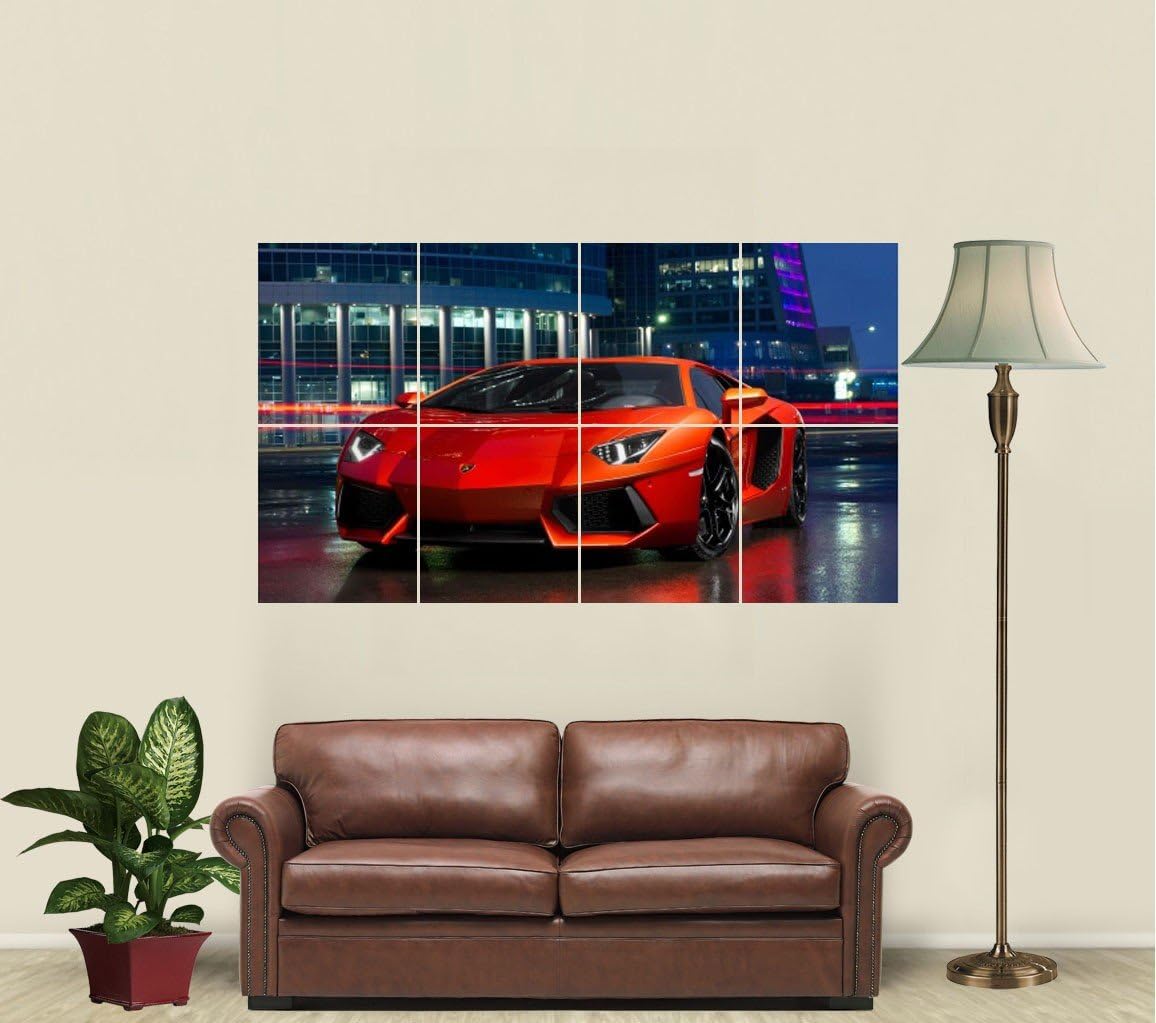 2013 Lamborghini Aventador Repositionable Peel & Stick Poster FW83287