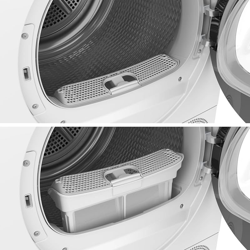 - Secador de bomba de calor, 9 kg, iQ500, autosecagem, meia carga, branco, WQ42G200ES