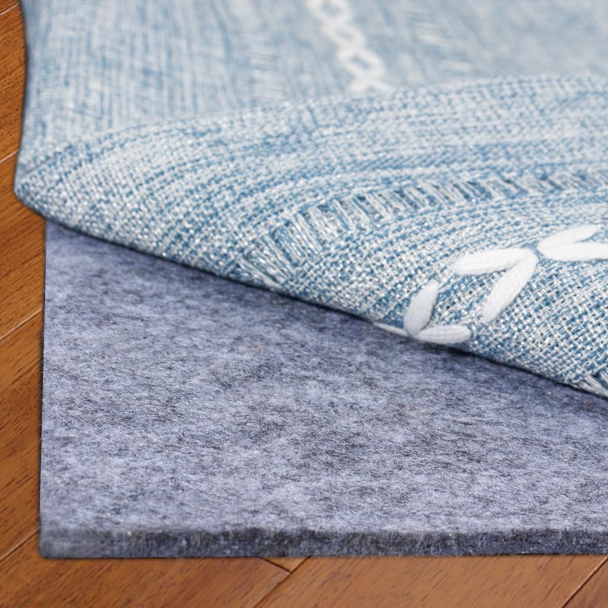 Photo 1 of Extra Large Area Rug Cushioned Pad, 5x7 Ft Thick Felt Pad for Hardwood Floors, Keeps Rug in Place Soft