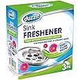 Duzzit Sink Freshener Helps Remove Odours Easy To Use Sachets Pack Of 3, Green