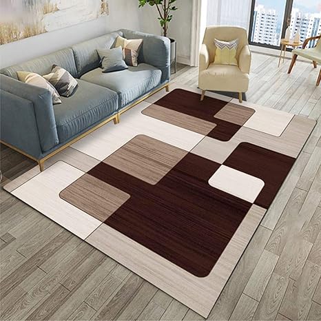 Amazon カーペット 長方形 ラグ グリーン 絨毯 じゅうたん 洗濯可能 洗える センターラグ シャギーラグマット ブラウン オールシーズン 床暖房対応 ホットカーペット対応 春夏秋冬 おしゃれ ラグマット オシャレ インテリア 滑り止め ラグ カーペット オンライン通販