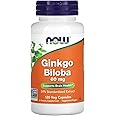Now Foods Ginkgo Biloba, 60 mg, 120 Veg Capsules