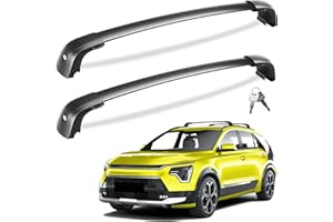 Tuyoung 220lbs Lockable Roof Rack Cross Bars Compatible with Kia NIRO 2023 2024 2025 with Flush Side Rails, Heavy Duty Alumin