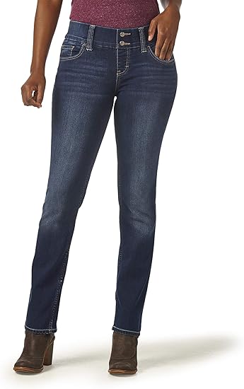 women's lee rider straight leg jeans
