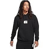 Nike Jordan Flight Fleece Men's Washed Pullover Hoodie (as1, alpha, x_l, regular, regular, Black)