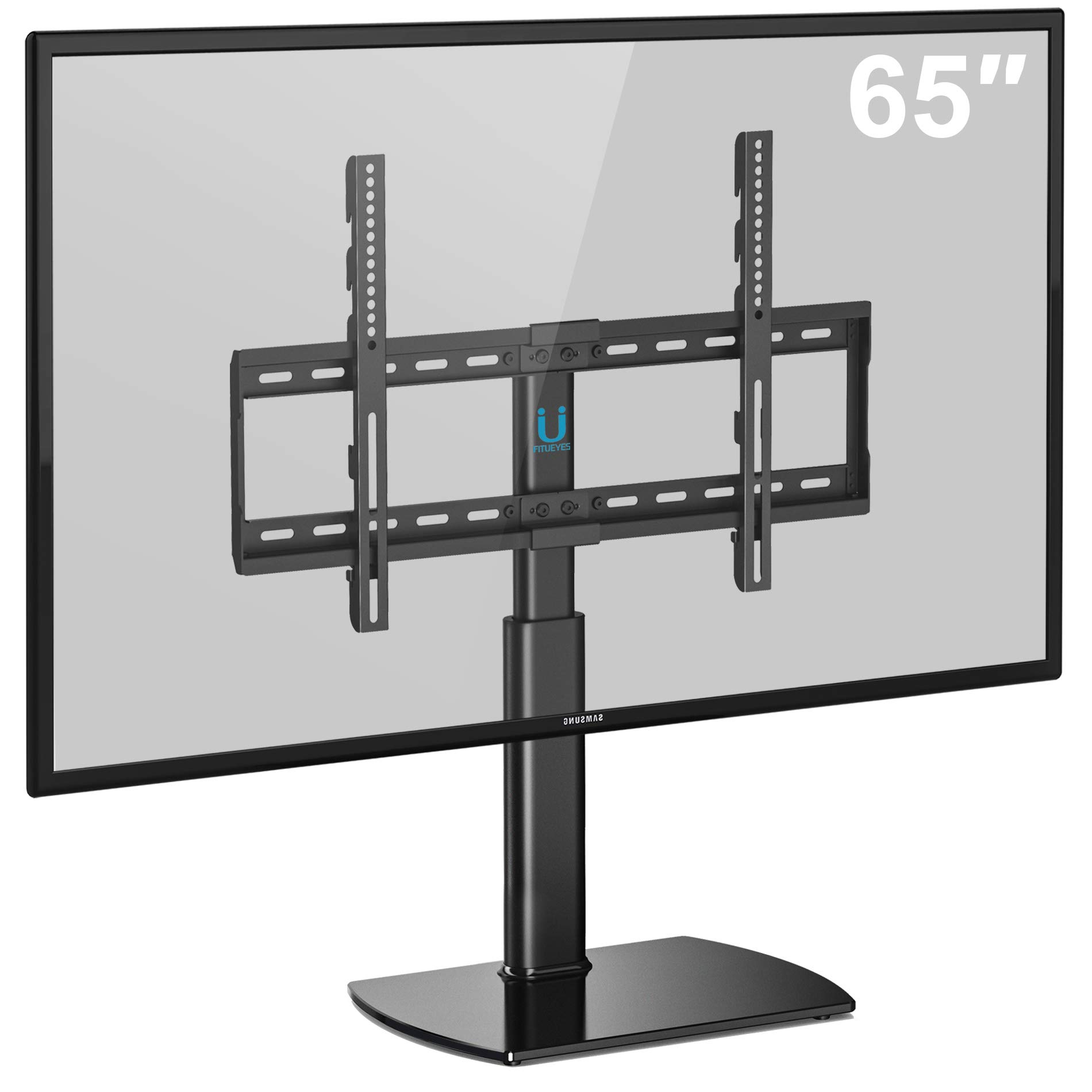 FITUEYES Universal TV Stand/Base Tabletop TV Stand with Wall Mount for