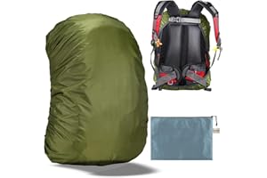 Evotopf Waterproof Backpack Rain Cover with Anti Slip Buckle Strap for Camping, Hiking, Traveling, Hunting, Biking, 15-80L