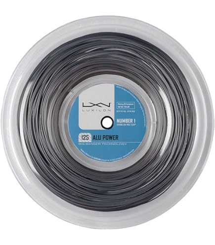 Amazon.com : Luxilon ALU Power 125 Tennis String - 200m Reel, Lime