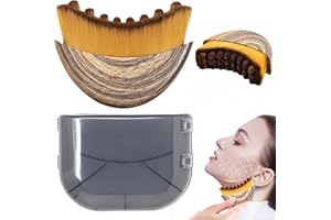 LEPIAOPIAO Upgrade Lymphatic Contour Face Brush,Lymphatic Drainage Brush,Dry Lymphatic Drainage Massager,Ergonomically Designed to Fit The Skin Precisely