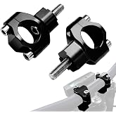JFG RACING CNC Dirt Bike Handlebar Riser for 125-530 SX SXF EXC EXCF XCW | Motorcycle handle bar mounts clamps,for bar with diameter of 1 1/8" 28mm,for 125-530 SX SXF EXC EXCF XCW XCFW 2000-2016,black