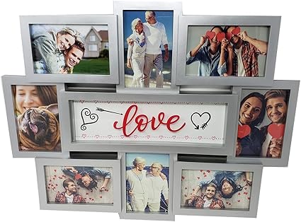 Picture Frames Collage Display Family Love 8 Section Photo Frame Silver Large 22 Wall Mounting 4x6 Amazon Co Uk Home Kitchen Picture Frames Collage Display Family Love 8 Section Photo Frame Silver Large 22 Wall Mounting 4x6 Amazon Co Uk Home Kitchen