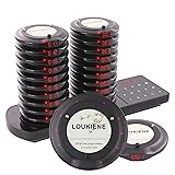 LOUKIENE Restaurant Pager System, 20 Wireless
