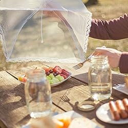 Flexzion Food Cover Tent - Pop Up Mesh Screen Net