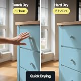 Hemway Arctic Blue Chalk Paint 1L Matt Finish Furniture & Walls view 7
