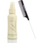 All Nutrient Shine + Serum, Adds Hair Gloss and Radiance (w/Sleek Comb) Shine Oil, UV+ Color Protection, 100% Vegan (3.4 OZ / 100 ML SIZE)