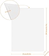Koncci A4 Canvas 21X29.7cm 10 Pack Cotton Acid-Free for Acrylic Oil view 2