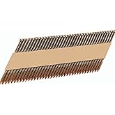 Metabo HPT Clipped Head Paper Tape Framing Nails | 2 x .113 | Hot Dipped Galvanized | Ring Shank | 2000 Count | 15130MHPT