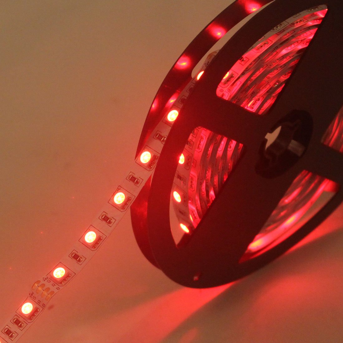 JOYLIT Tiras LED 12V Verde 300 LEDs SMD5050 5 metros IP20 No impermeable