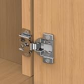 Chibery 10 Pack Face Frame Cabinet Hinges, 1/2" Overlay, Soft Close, 105&deg; | 3D Adjustment, Small Angle Slow Close, Smooth Self Closing, Concealed Hidden Replacement for Kitchen Cupboard Doors, Bathroom