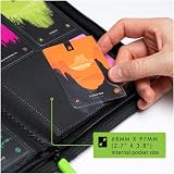 Vault X 4 Pocket Trading Card Zip Binder Green 160 Cards Exo-Tec Material view 5