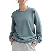 PUMIEY Women's Oversized Sweatshirt Crewneck Long Sleeve Loose Pullover Tops Fall Fashion Airy Collection