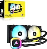 Corsair H100 RGB Liquid CPU Cooler 240mm AIO SP120 RGB ELITE Fans ARGB view 7