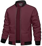 TACVASEN Bomber Jacket Men Jackets Casual Outerwear