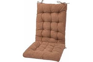 POMIU Rocking Chair Cushion Chair Cushions Chair Pad Chair Pads Sets Indoor Back Seat Cushion Office Chair Desk Chair Dining Chairs Home Kitchen Chair Room (Coffee)