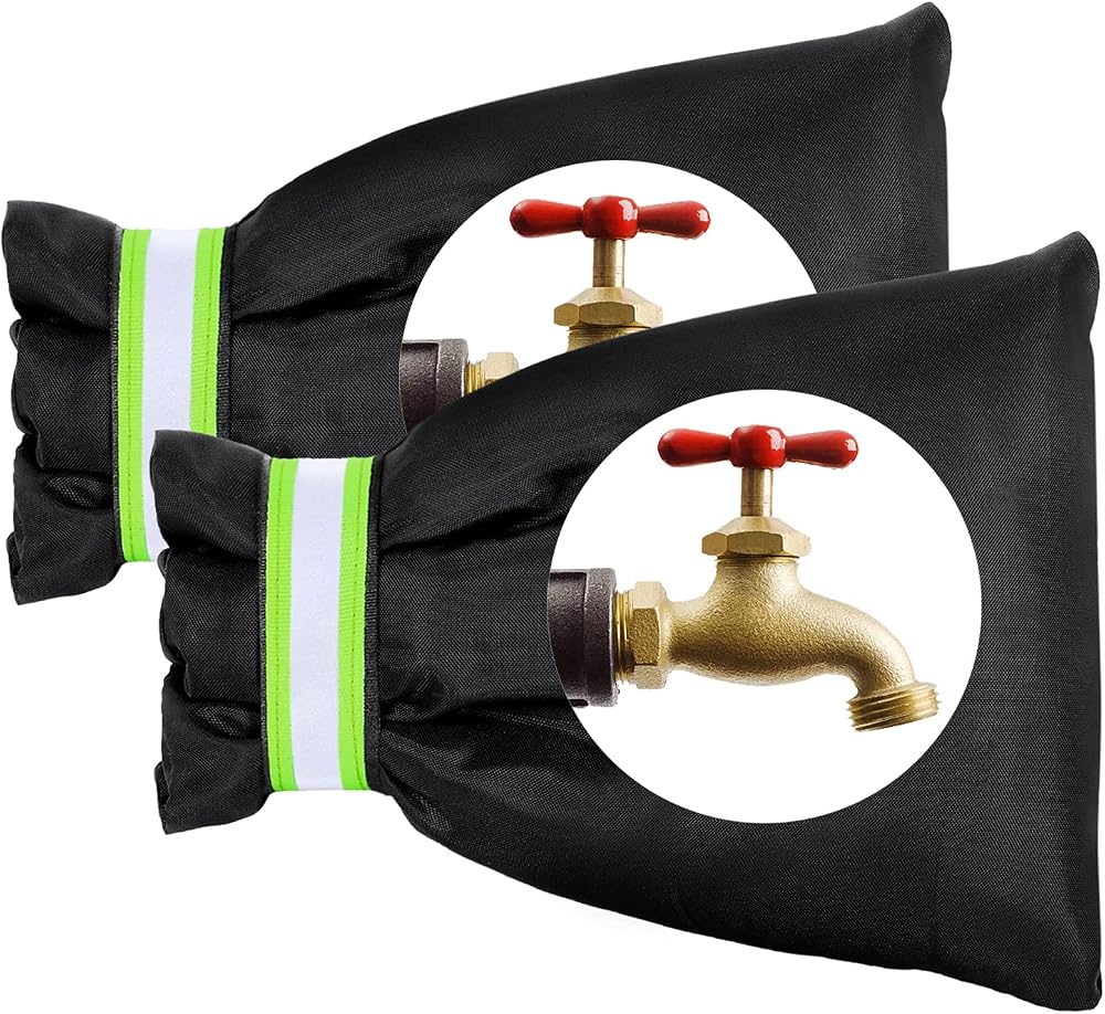 Machine-Ya Outside Tap Covers Winter 2Pcs Large Insulated Waterproof Jacket