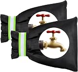 Machine-Ya Outside Tap Covers Winter 2Pcs Large Insulated Waterproof Jacket