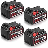 Aoasur 4packs 6.0Ah Replacement Battery Compatible with Milwaukee M -18 18v 6000mAh