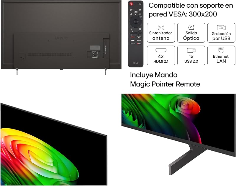 OLED65B65LA - Smart TV OLED AI 65" 4K Sin Reflejos 98.3%, 2026