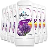Glade Solid Gel Air Freshener Lavender 8 x 150g Pack Odour Eliminator view 1