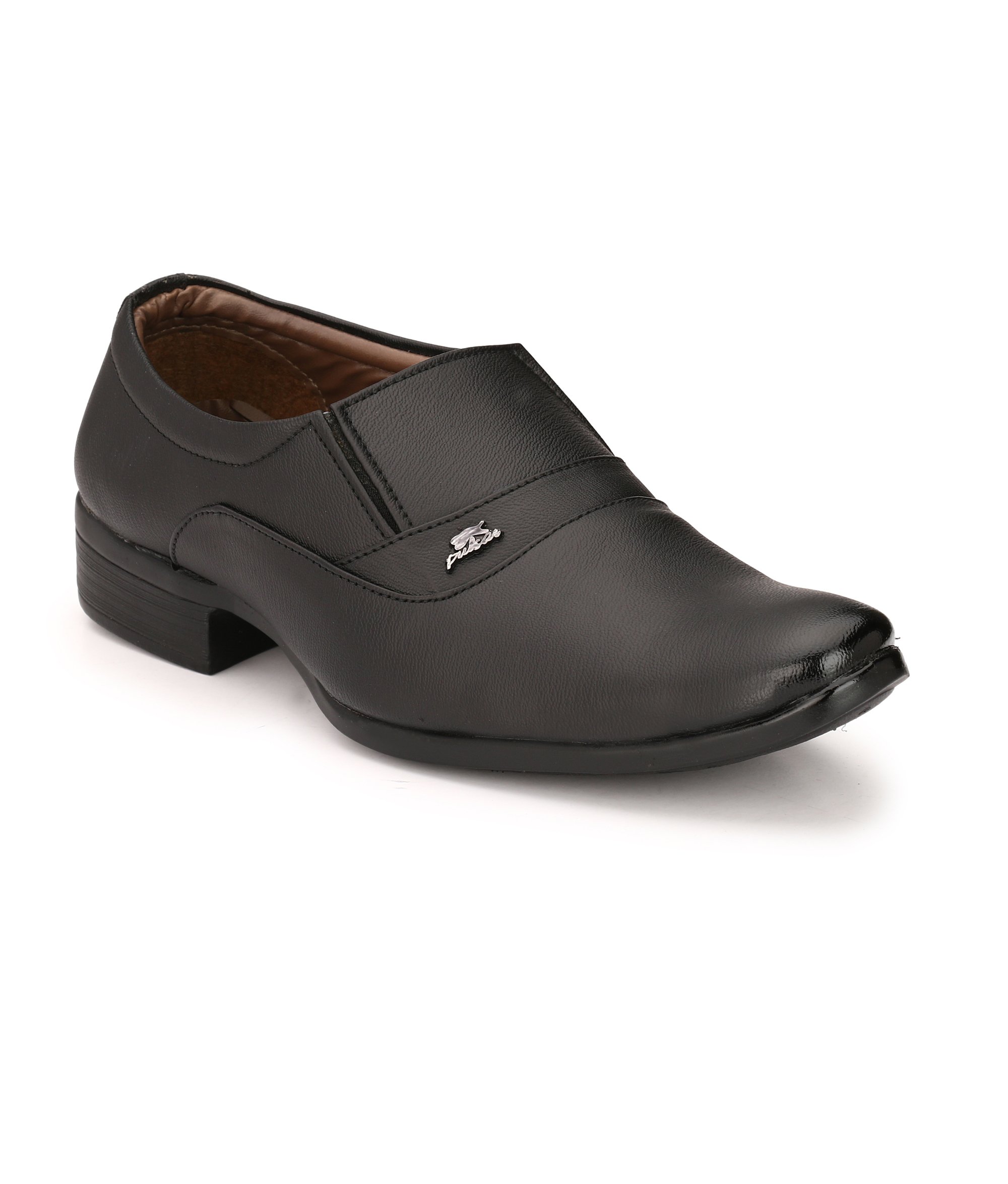 faux leather formal shoes